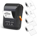 SUPVAN T50M Pro Bluetooth Label Maker Machine with 4 Tapes, Set 3 | Wide Waterproof Label, High Image Quality, App with 30 Fonts and 660+ Icons, Inkless, for School, Home, Small Business