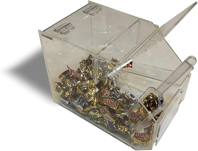 Acrylic Candy, Bakery, Cereal Dispenser Bin with Scoop