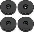 4 Pcs Black 2.5 inch Acrylic Lazy Susan Rotating Turntable Organizer Bearings - Round Swivel Plate for Spice Rack, Table, Cake, Kitchen Pantry