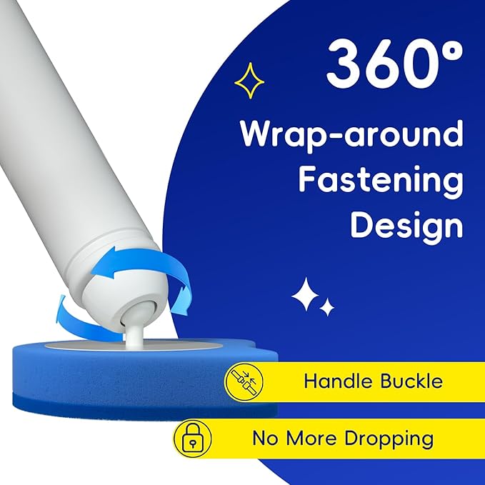 Newlonis® Disposable Toilet Bowl Brush, 32 Scented Refills, Wall-Mounted | Touch-Free, Toilet Cleaning Supplies