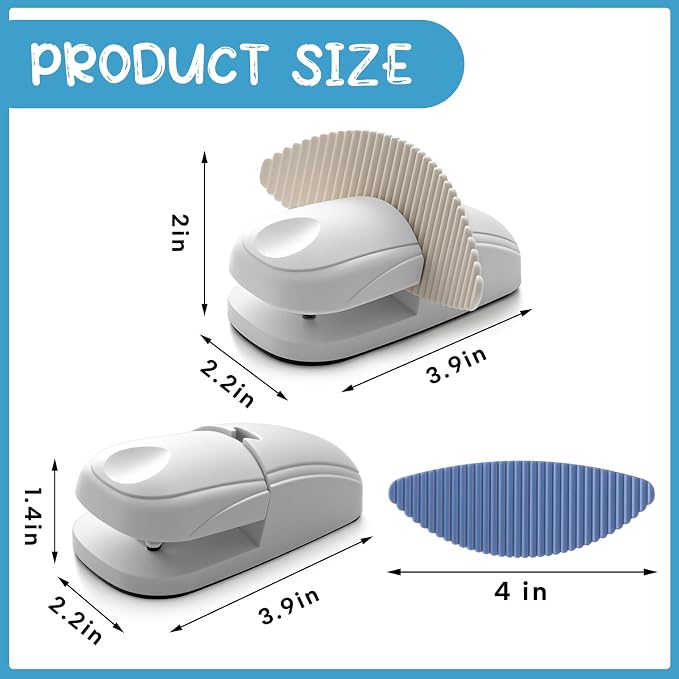 Faccito 4 Pcs Paper Holder Stand for Typing Non-Slip Mat Desktop Folder Document Holder with Anti-Slip Pads Portable Copy Stand Desktop Clamp for A4 Paper Office Reading (White,Blue,Red,Green)