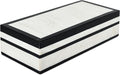 Handicrafts Home Decorative Storage Box with Lid – Black White Modern Keepsake Box, Coffee Table Storage Organizer, Decorative Box for Remotes, Desk & Console Decor – Mono Court 10 x 4.5 x 2.5