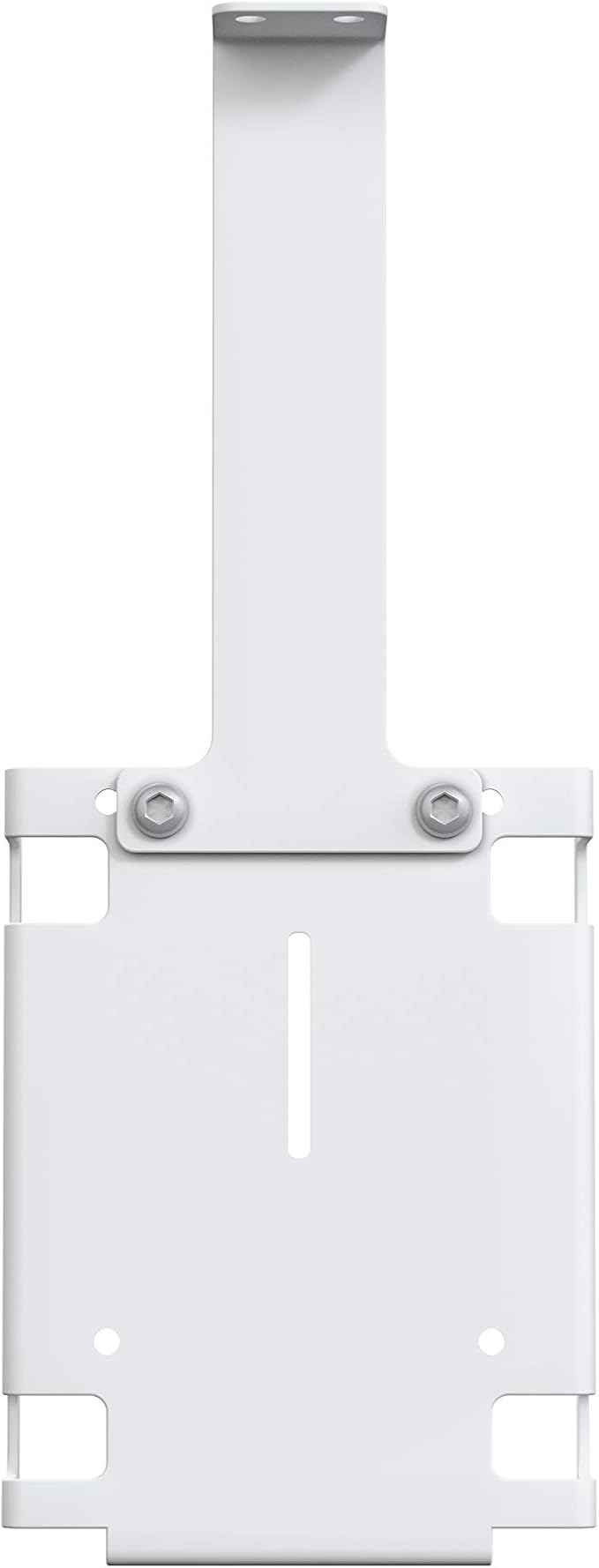 Add-On Sanitizer Bottle Holder – CTA Add-On Universal Metal Bottle Holder for Hand Sanitizer or Wipes Dispensers – Compatible with CTA PAD-PARAF Floor Stands & More CTA Products - White - (ADD-SB2W)