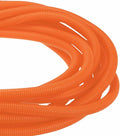 DMiotech 50ft Wire Loom Split Tubing 3/4 Inch(19.1mm) ID, Cord Protectors from Pet Flexible Conduit Cable Management for Office Home Garden, Orange