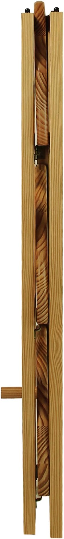 Casual Home 4-Shelf Corner Folding Bookcase, Natural