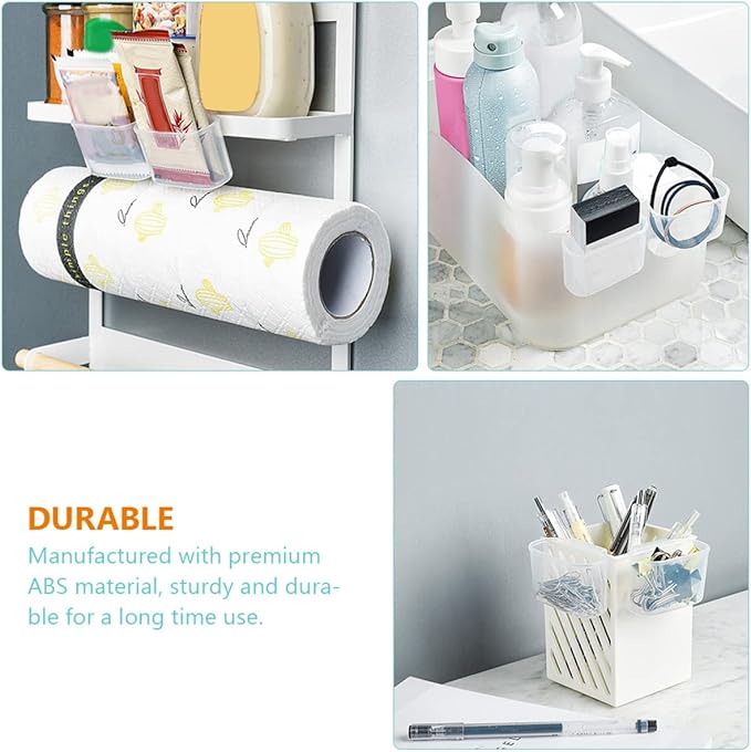 Garneck 20pcs Refrigerator Side Organizer for Sauce Bags Compact Fridge Storage Box for Seasoning Easy Access Condiment Holder Stylish Kitchen