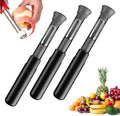 2 in 1 Apple Corer and Peeler Tool, 2026 Upgrade Stainless Steel Red Bell Pepper Seed Corer, Multi-Purpose Apple Corer for Home Kitchen, Vegetable Fruit Kitchen Gadget (3, Black)