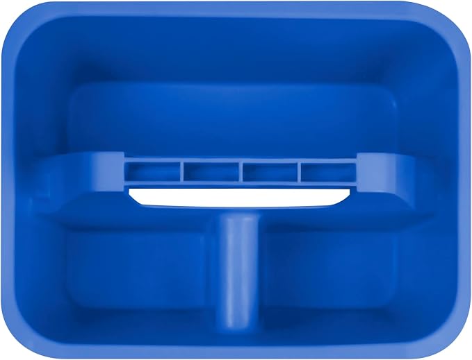 Storex Mini Classroom Caddy, Multipurpose Classroom Organizer with Handle, Red, Pack of 12 (01063U12C)