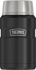 THERMOS Stainless King Vacuum-Insulated Food Jar, 24 Ounce, Matte Black