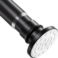 XQIYY Small Shower Curtain Rod 18-32 Inches, Grey Short Tension Rod | Fits Compact Showers and Tight Recesses Without Any Overhang