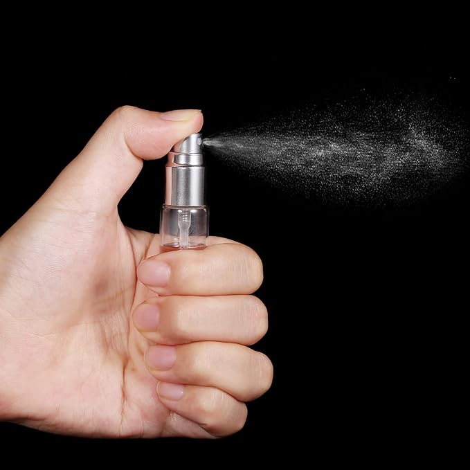 5ML Glass Spray Bottle - Empty Refillable Container Essential Oils, Cleaning Products, Homemade Cleaners, Misting Plants with Water Vinegar Mixtures for Cleaning or Cooking
