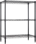 Meet perfect 3-Tier Metal Shelving Unit, 30.2" H x 13.2" W x 23" D Adjustable Wire Rack, 450 lbs Heavy Duty Storage Organizer for Kitchen, Garage, Pantry, Laundry