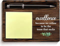 Team Gifts Sticky Note Holder, Team Appreciation Gifts for Colleagues Employees Staff Leader, Teamwork Gift Post it Note Dispenser for Office Cubicle Desk Decor