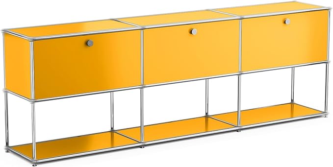 Modern Storage Cabinet Sideboard Versatile Free-Standing Organizer Cabinets for Home Office, Living Room, Bedroom, Kitchen, Garage