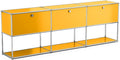 Modern Storage Cabinet Sideboard Versatile Free-Standing Organizer Cabinets for Home Office, Living Room, Bedroom, Kitchen, Garage