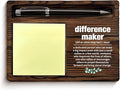 Difference Maker Gift, Thank You Gifts for Teacher Coach Mentor Boss Leader Difference Maker Definition Sticky Note Holder Office Decor