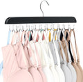 Bra Hanger for Closet Organizers and Storage,Tank Top Hangers Space Saving | Bra Organzier with 20 Foldable Hooks, Lingerie Storage Solutions Multi Hook Hanger for Dorm & Laundry Room Organization