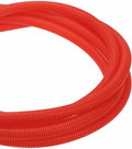 DMiotech 50ft Wire Loom Split Tubing 5/8 Inch(15.9mm) ID, Cord Protectors from Pet Flexible Conduit Cable Management for Office Home Garden, Red