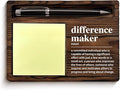 Difference Maker Gifts Sticky Note Holder Appreciation Gifts for Coworkers Mentor Boss Leader Difference Maker Definition Self-Stick Note Pad Holders Office Cubicle Decor