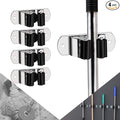 CWOVRS Broom Holder Wall Mount, 4 Pack Mop Holder Stainless Steel Mop and Broom Holder Heavy Duty Broom Hanger Wall Mount for Kitchen Garden Garage etc.