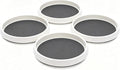 Lazy Susan Turntable Organizer 4 Pack - 10 Inch 360° Rotating Trays for Kitchen Cabinet, Pantry, Countertop, Fridge - Non-Skid Spice Rack Storage for Bathroom, Vanity, Makeup