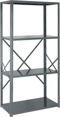 Quantum Storage Systems 75-1836-4 IRONMAN Solid Heavy Duty 4 Shelves 75" H x 36" W x 18" D