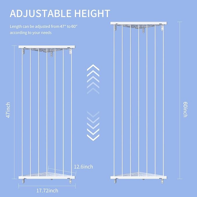 Stuffed Animal Storage Shelf Organizer(Patented) - Corner Stuffed Animal Holder Length Adjustable - Wall Plush Storage for Nursery Playroom Bedroom Kids Room (Milky White, Standard)