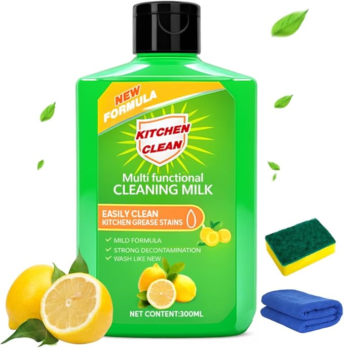 Auiepet 2026 New Cleaning Milk House Cleaner, Powerful Multifunctional Concentrated Cleansing Lotion, Multi-Purpose Effective Cleaning Milk for Household Kitchen and Bathroom (1, One Size)