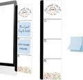 Monitor Memo Board Acrylic Sticky Note Holder Cute Music Ghost Office Desk Decor with 100 Self Stick Note Pads that Sound Like Fun Quote