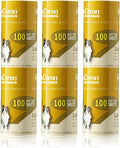Lint Roller Refills 4", 600 Easy Tear Sheets, for Evercare, Extra Sticky | 6-pack, 100 sheets each. 3 Durable Ergonomic Handles. Removes pet hair, lint, dust from clothes, furniture & cars.