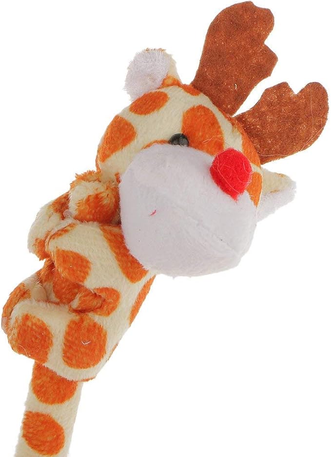 12 Plush Animal Pens - Fluffy Cartoon Pens Gifts