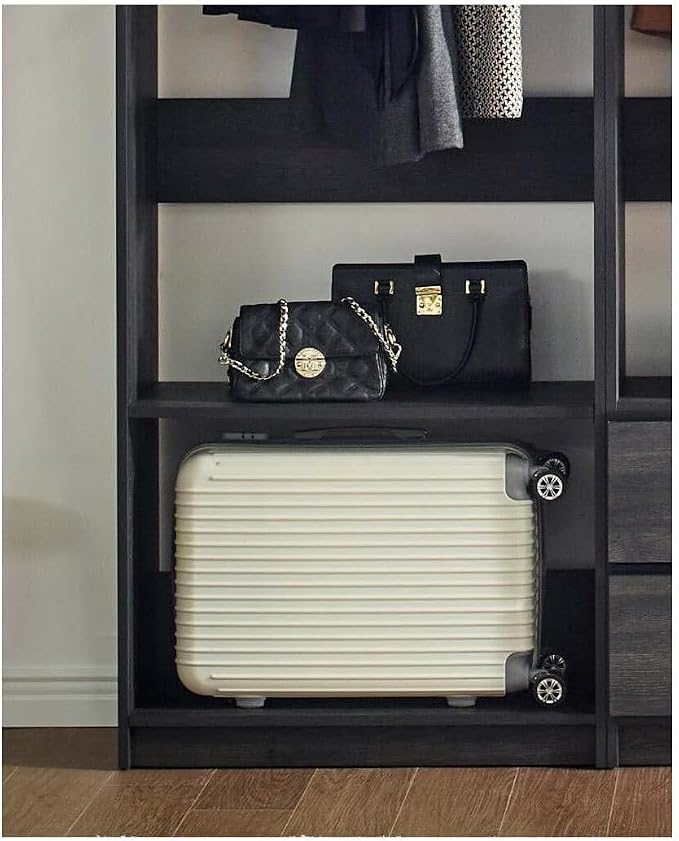 Maykoosh Closet System Organizer - Customizable Walk-in Wardrobe Storage Black/Model BCE 3 Closet