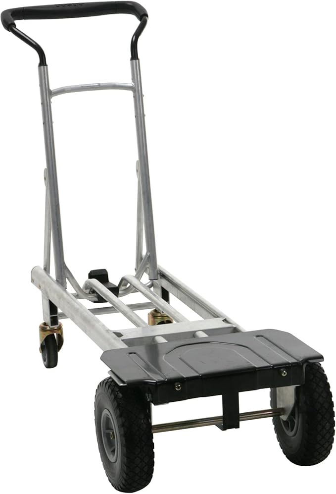 Cosco 3-in-1 Folding Series Hand Truck/Cart/Platform Cart with Flat-Free Wheels
