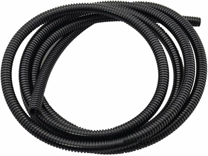 ESUPPORT 1 Inch 20 Feet Split Loom Wire Flexible Tubing Conduit Hose | Flexible Wires Covers Cable Cord Protectors Cords Management for Automotive Car Home Office Industrial