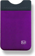 Modern Carry Ultra Thin Wallet for Men & Women, Single Pocket or 2 Slot Options, Slim Stretch Fabric Minimalist Front Pocket Card Holder