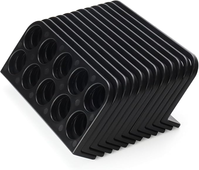 12Pack Cable Chase Wire Bracket,Cable Chase Bracket Support Organizer | Cable Support Wire Bracket Holder Wire Stackers Keep NMB Electrical Cord Tidy Clean&Save Time Space Labor,1" with 10-Holes