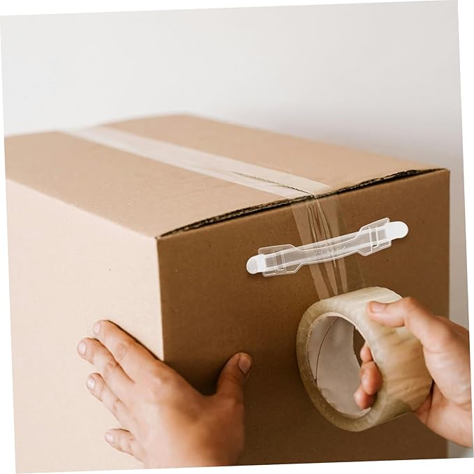 Veemoon 30pcs Plastic Carrying Straps for Moving Boxes Heavy Items and Storage Box Handles for Easy Carrying and Versatile Use Various Occasions
