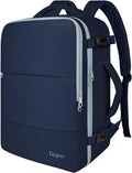 Taygeer Personal Item Backpack for Women, 35L Travel Backpack | Carry on bag with Laptop Compartment & Water Bottle Pocket, Lightweight Work Back pack for Weekend Business, Gifts, Ink Blue