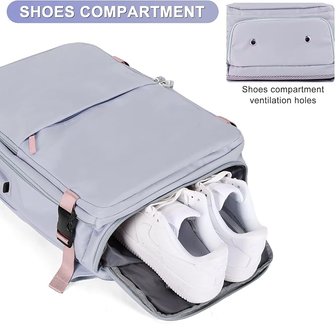 coofay Travel Backpack For Women Airline Approved Carry On Backpack Flight Approved Waterproof Sports Luggage Backpack Casual Daypack Small Hiking Backpack