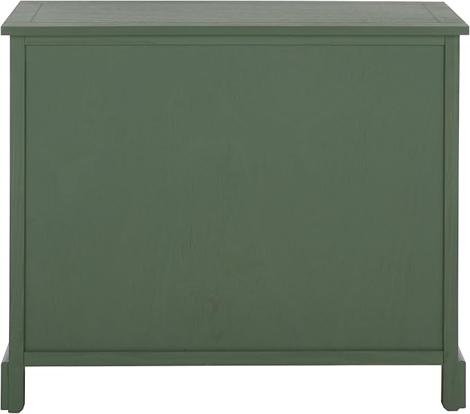 SAFAVIEH Home Collection – Herman Storage Unit, 2-Drawer 4-Basket Mixed-Material Organizer, Fully Assembled (AMH5702L)