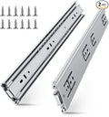 SLIDEWAY 200 Lbs Heavy Duty Drawer Slides 1 Pair 8 10 12 14 16 18 20 22 30 32 40 Inch Full Extension Ball Bearing Sliding Rails Cabinet Runners Tracks Tool Box Glides-26