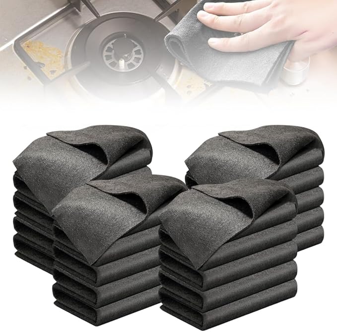 2026 New Thickened Magic Cleaning Cloth, Reuseable Streak Free Microfiber Cloth Microfiber Cleaning Rag, Multipurpose Microfiber Cleaning Cloth for Kitchen, Window, Glass, Cars (20 PCS, 8x12 in)