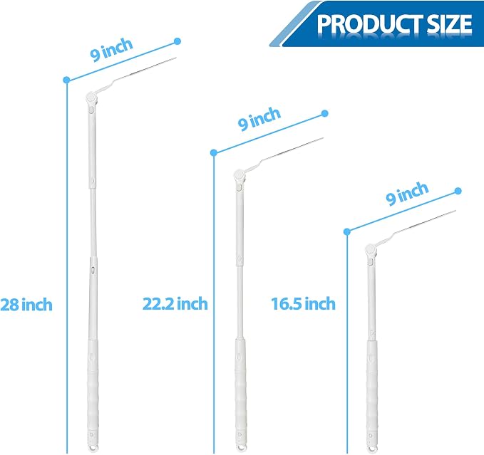 Replacement Handles Compatible with Swiffer Duster | 2PCS Duster Refill, Extended Handle, Adjustable Length Handles Only