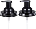 Mason Jar Foaming Soap Dispenser Pump fit Regular Mouth,Rust Proof Stainless Steel Lid and BPA Free Plastic Foam Soap Pump-Hotel Bathroom Accessories