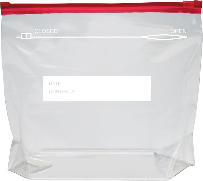 Amazon Basics Slider Gallon Food Storage Bags, BPA Free, 90 Count (Pack of 2)