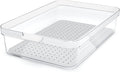 CARE + PROTECT Smart Food Container, Perfectly Stackable, Fridge Organiser, Protect Food From Moisture, Keep Food Fresh Longer 1.2L