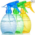 Spray Bottles - 3 Pack, 16 oz - Mist/Stream, Bright Colors, Sturdy, Leak Proof, BPA Free, For Cleaning, Plants, Pet, Vinegar, BBQ, Hair, Cooking - Perfect Size, Easy to Use. With Labels, Funnel