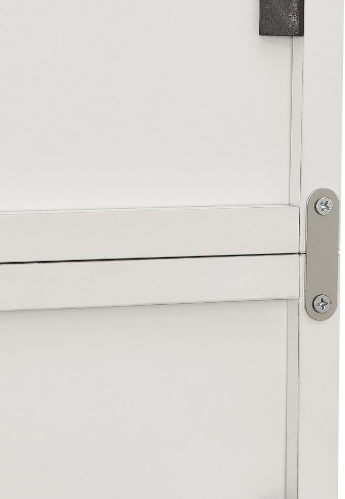 Elegant White 8-Tier Media Tower Rack - Multi-functional Slim Storage Cabinet, Ideal for CDs DVDs & Tall Narrow Bookcase for Organized Home Office!