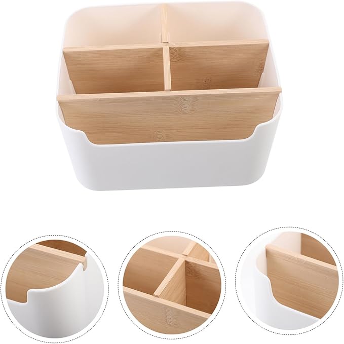 STOBAZA Detachable Table Organizer Stylish Storage Box for Home Office Multi- for Cosmetics Sundries Space-saving Desktop Construction