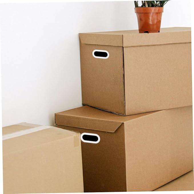OUNONA 10pcs Heavy Duty Plastic Handles for Moving Boxes Sturdy Cardboard Box Straps Reinforced Grip for Storage and Moving Supplies